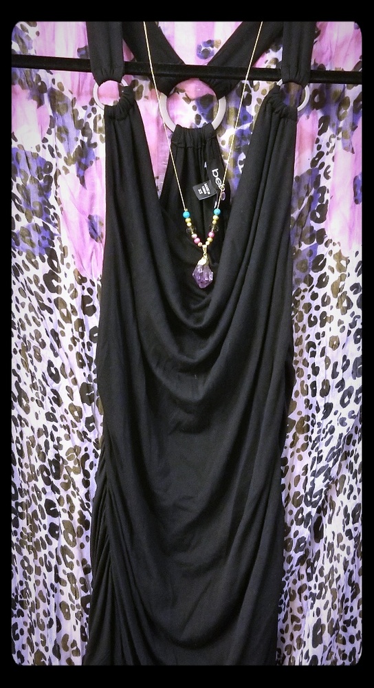 Sexy Bebe Blk Dress Top